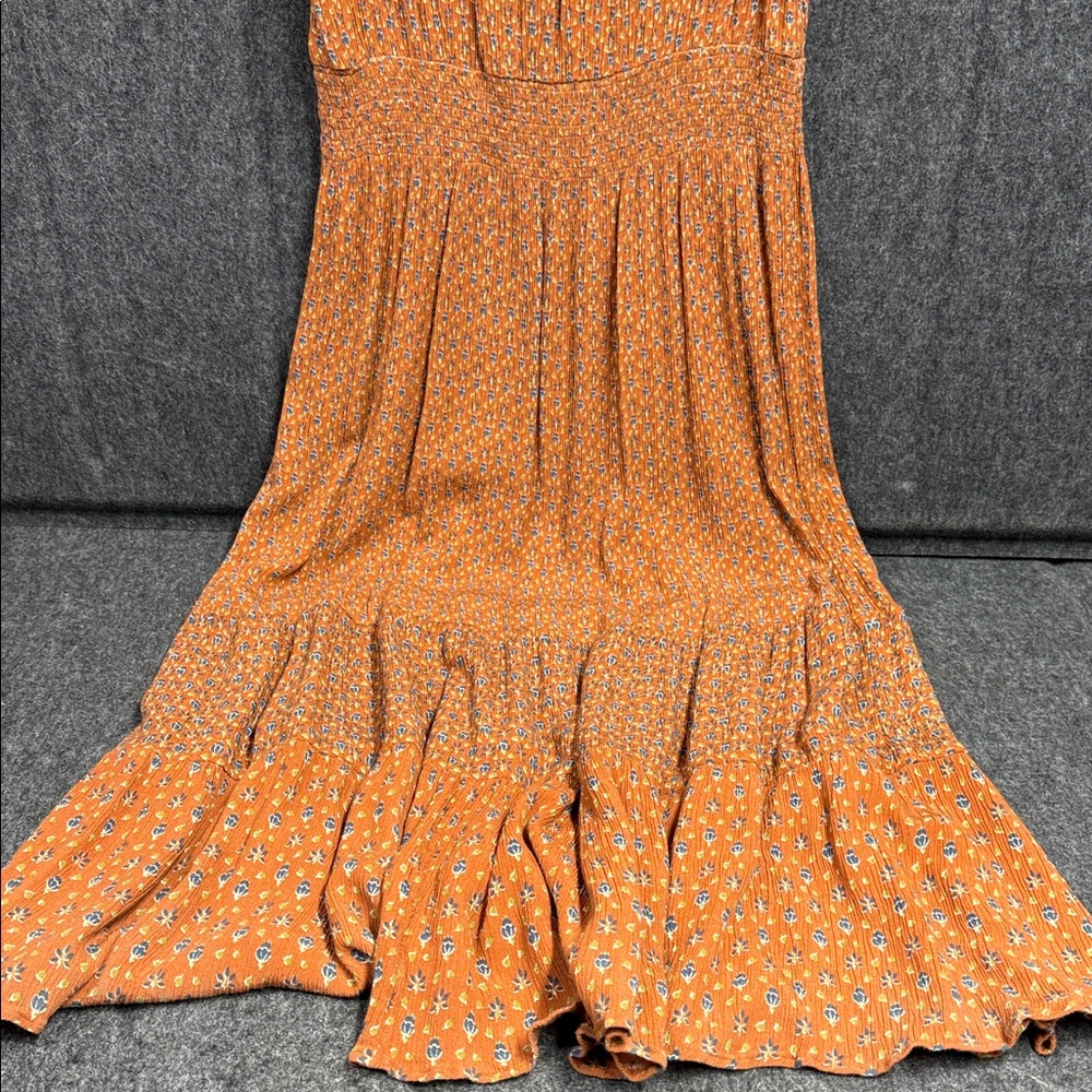 Faherty Woodstock Terracotta Floral Maxi Dress - Picture 10 of 15